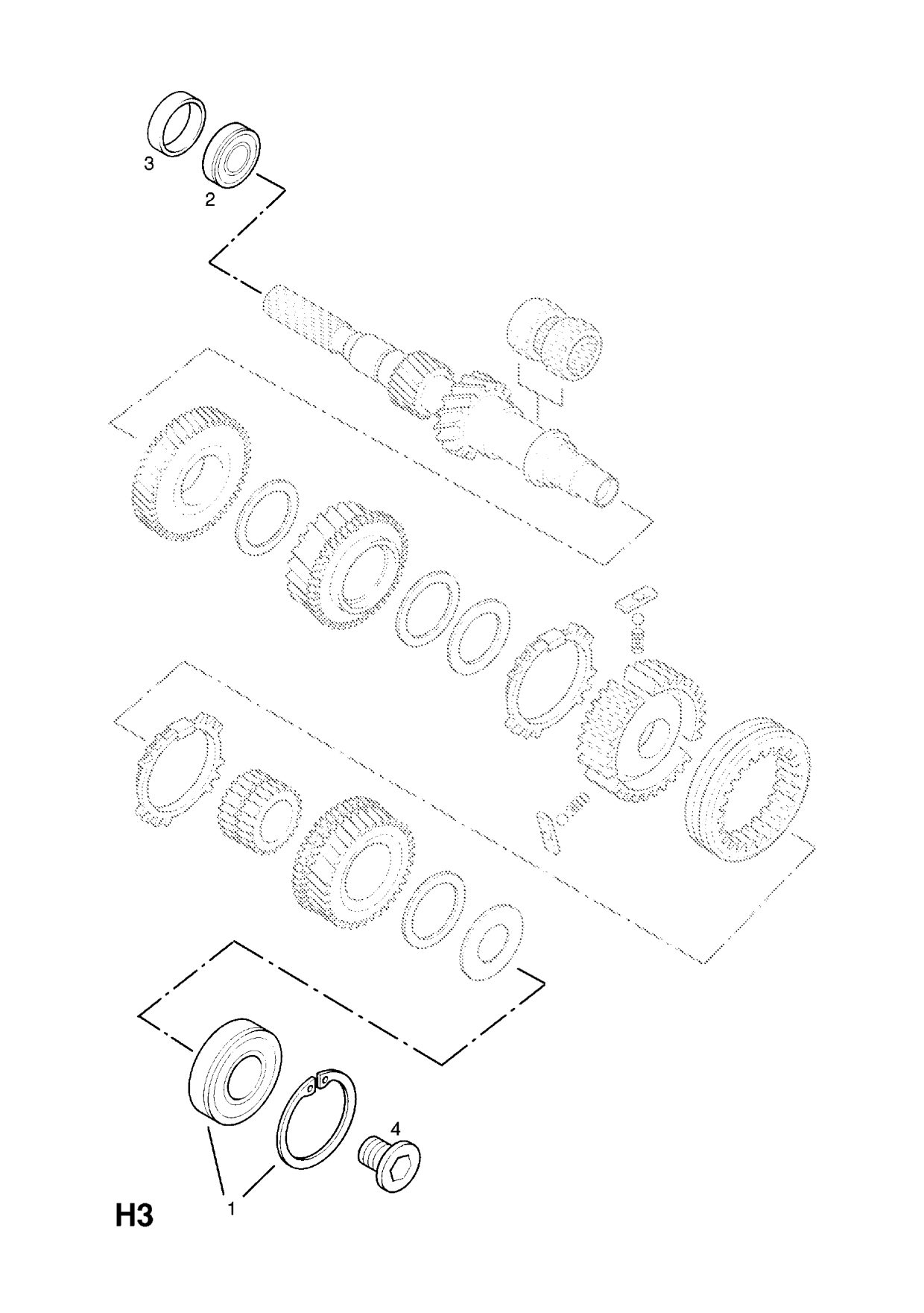 Group H Transmission Subsection 1 F23 Manual transmission